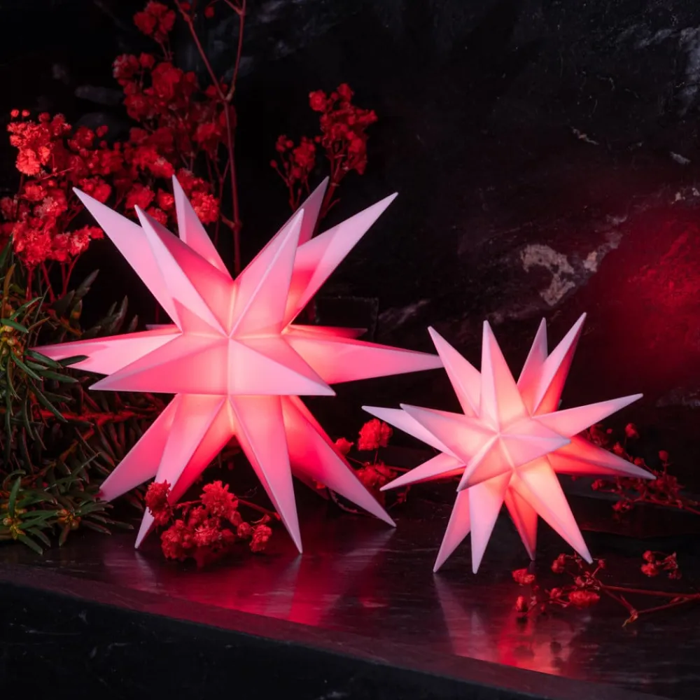 STERNTALER mini-stjerne batteridrift Ø 12 cm rosa