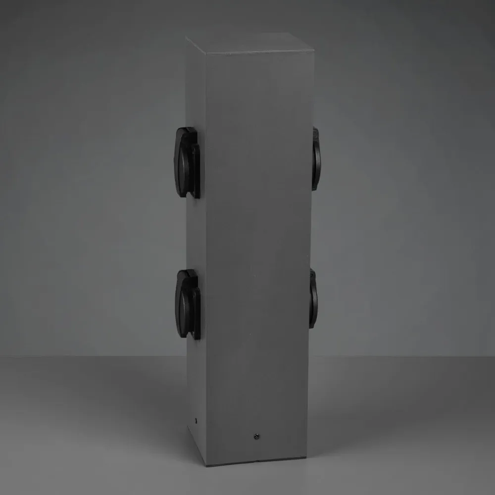 Trio Lighting Stikkontaktsøjler>Stikdåsepullert til udvendig stikkontakt, 4-vejs