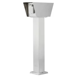 Stikkontaktkolonne Connect L2 med 2 stikkontakter, stål^Ledino New