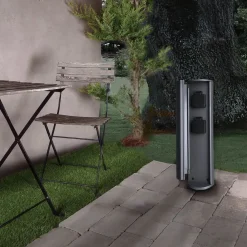 Stikkontaktsøjle med to stikkontakter, IP44^Deko-Light Best