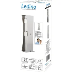 Ledino Stikkontaktssøjle Connect D2, stål