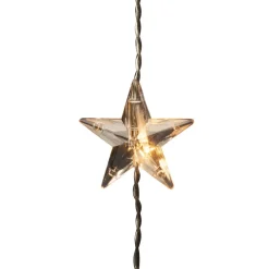 Konstsmide Christmas Stjerner LED-lysforhæng, 120 lyskilder, ravgult