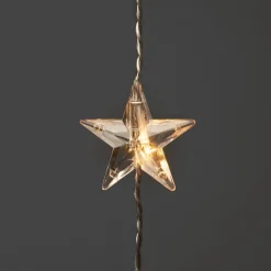 Konstsmide Christmas Stjerner LED-lysforhæng, 120 lyskilder, ravgult