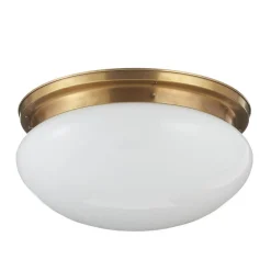 Berliner Messinglampen Stor hængelampe Harry af messing Ø 40 cm