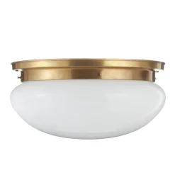 Berliner Messinglampen Stor hængelampe Harry af messing Ø 40 cm