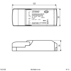 Strømforsyning 12 V/DC 2,5-25 W, IP20 230-240 V/AC^EVN Clearance