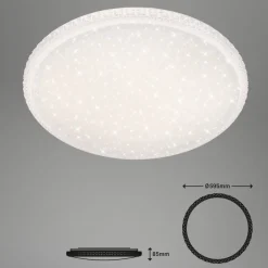Style LED-loftslampe, fjernbetjening^Briloner Best