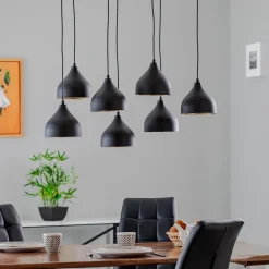 Tattoo 6221 hængelampe 7 lyskilder sort/guld^Opviq Outlet