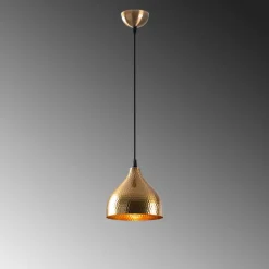 Opviq Tattoo 2394 hængelampe, Ø18cm, guld antik