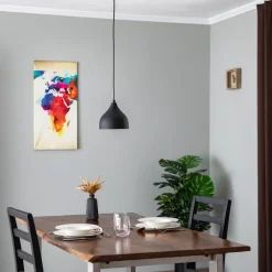 Opviq Tattoo 2396 hængelampe, Ø18cm, sort/guld