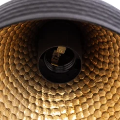 Opviq Tattoo 2396 hængelampe, Ø18cm, sort/guld