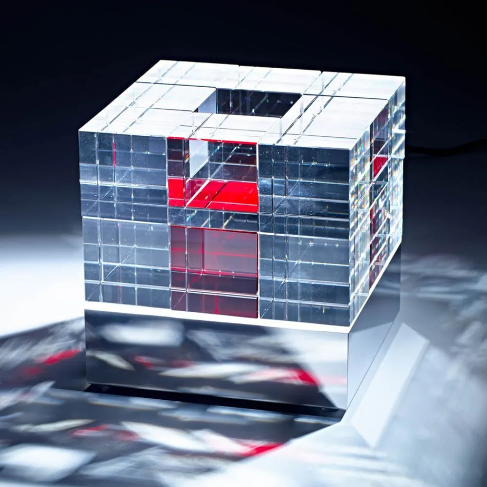 TECNOLUMEN Arbejdsrum/Kontor|Bordlamper>Cubelight Move bordlampe, farverig