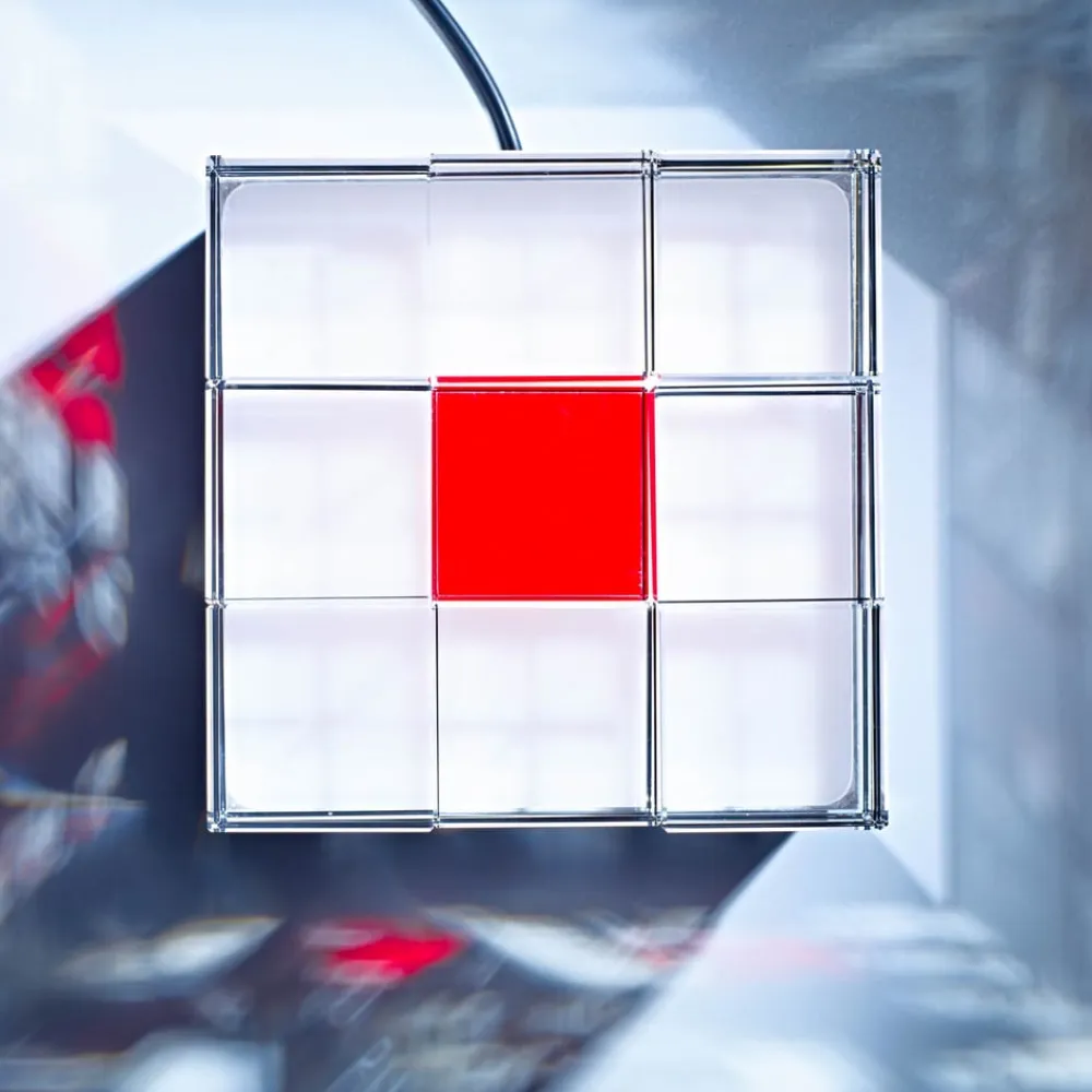 TECNOLUMEN Arbejdsrum/Kontor|Bordlamper>Cubelight Move bordlampe, farverig