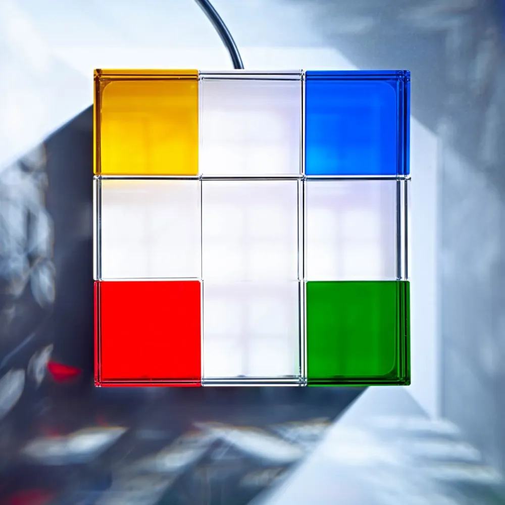 TECNOLUMEN Arbejdsrum/Kontor|Bordlamper>Cubelight Move bordlampe, farverig