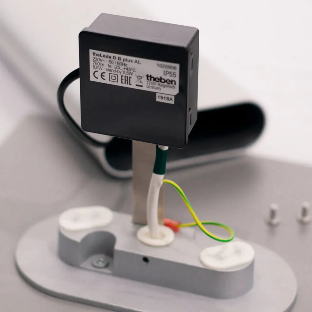 Theben Sokkellamper Med Sensor|Sokkellamper>theLeda D BL AL sokkel, PIR-sensor, 40 cm