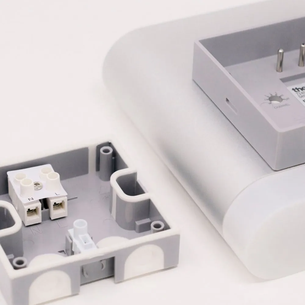 Theben theLeda D SU AL udend. væglampe, PIR-sensor