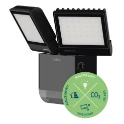 udendørs LED-væglampe theLeda S17-100, sort Sensor^Theben Clearance