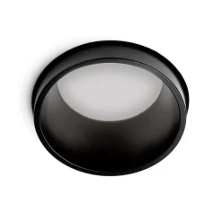 TECNICO by Sforzin Indbygningsspots>Thessaly indbygningsspot, sort, gips, Ø 10 cm, GU10