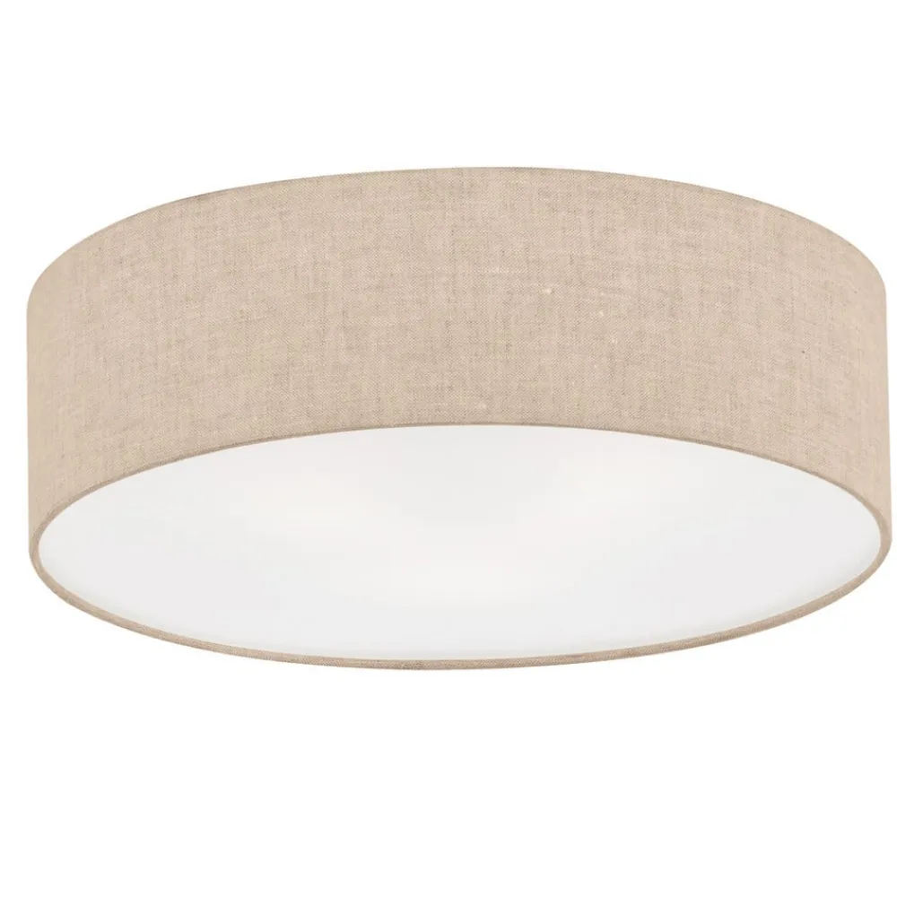 Thor loftslampe i tekstil, sand, Ø 40cm^FISCHER & HONSEL Clearance