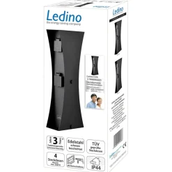 Tilslut D4-sokkel, sort^Ledino New