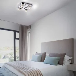 Tim kvadratisk LED-loftlampe, med 8 ringe^JUST LIGHT. GmbH Sale