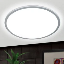 Titanfarvet LED loftlampe Aria, dæmpbar - 60 cm^ORION Online