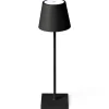 FARO BARCELONA Toc LED-bordlampe med USB-oplader, IP54, sort