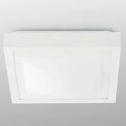 FARO BARCELONA Loftlamper>Tola loftlampe til badeværelset, 32 x 32 cm, hvid