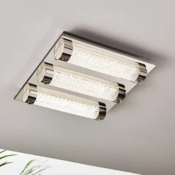 EGLO Tolorico LED-loftlampe, 35 cm, kvadratisk