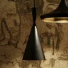Tom Dixon Pendellamper|Pendellamper>Beat Tall LED-pendellampe, sort