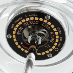 LED-hængelampe Press Sphere, klar, Ø 14 cm, 927^Tom Dixon New