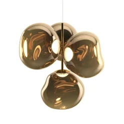 LED-lysekrone Melt Chandelier, bronzefarvet^Tom Dixon Outlet