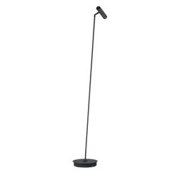 HELL Tom Pro LED-gulvlampe, sort, 1 lyskilde, CCT, dæmper