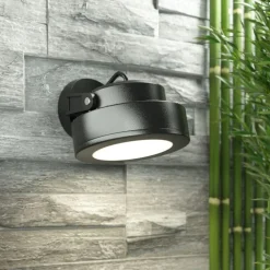 Fumagalli Tommy indbygningsspot, rundt, sort, 1 lk. 10 W CCT