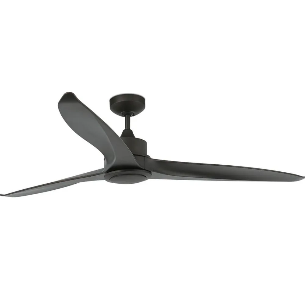 Tonic LED-loftventilator, mørkebrun^FARO BARCELONA