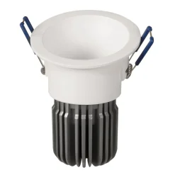 ATILED Toodle LED-indbygningsspot rund asymmetrisk, hvid