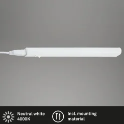 Briloner Took LED-underskabsbelysning 31,3cm 400lm 4.000 K