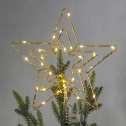 STAR TRADING Topsy LED-julestjerne, 3D-stjerne, batteridrift