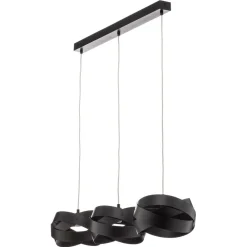 Tornado hængelampe, 3 lyskilder, sort^Domiluce New
