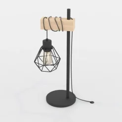 EGLO Townshend 5 bordlampe med burskærm