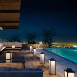 Tradition LED-solcellelanterne, antracit, højde 40 cm^Les Jardins Hot