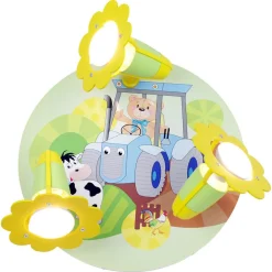 Traktor loftlampe med bondegårdsmotiv^Elobra