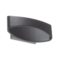 Trame LED-væglampe, oval form i sort^Maytoni Discount