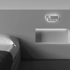 Trame LED-væglampe, rektangulær^Maytoni New