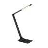 Trio Lighting Travis LED-bordlampe, sort, CCT, dæmpbar, touch, USB