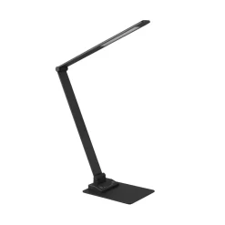 Trio Lighting Travis LED-bordlampe, sort, CCT, dæmpbar, touch, USB