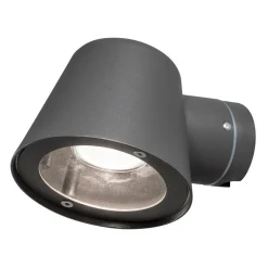 Konstsmide Trieste udendørs væglampe i alu, antracit