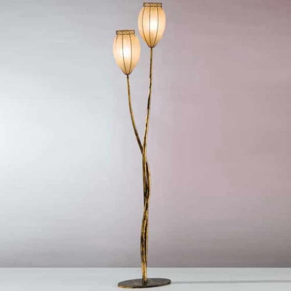 Siru Tulipano gulvlampe med scavo-glas