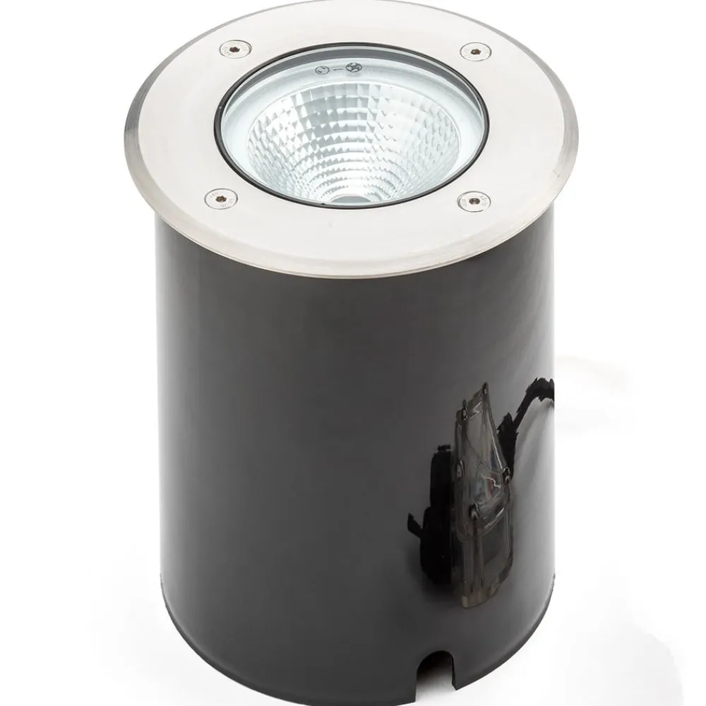 Tuva - LED-nedgravningslampe i rund form, IP65^Konstsmide