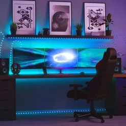 Dots LED-lyskæde RGB, sort, IP44, 10 m^twinkly